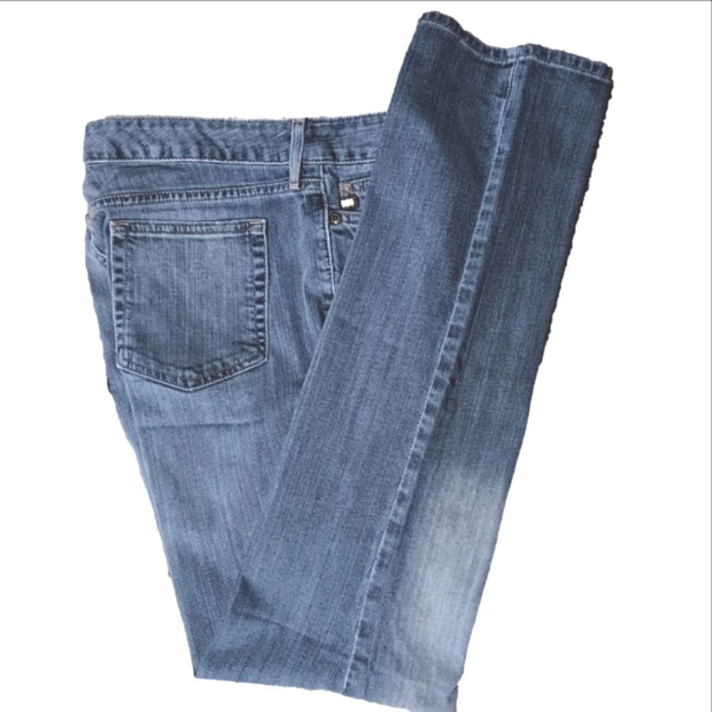EDDIE BAUER Jeans Women's Size 8 Slim Straight Mid Regular Normal Rise Mom